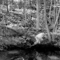 Ernest Haase Tests River Temperature at North Macomb Sportsman's Club
